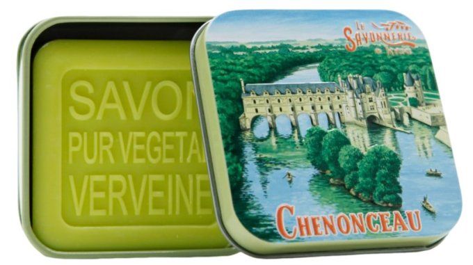 Savon 100g boîte métal Château de Chenonceau