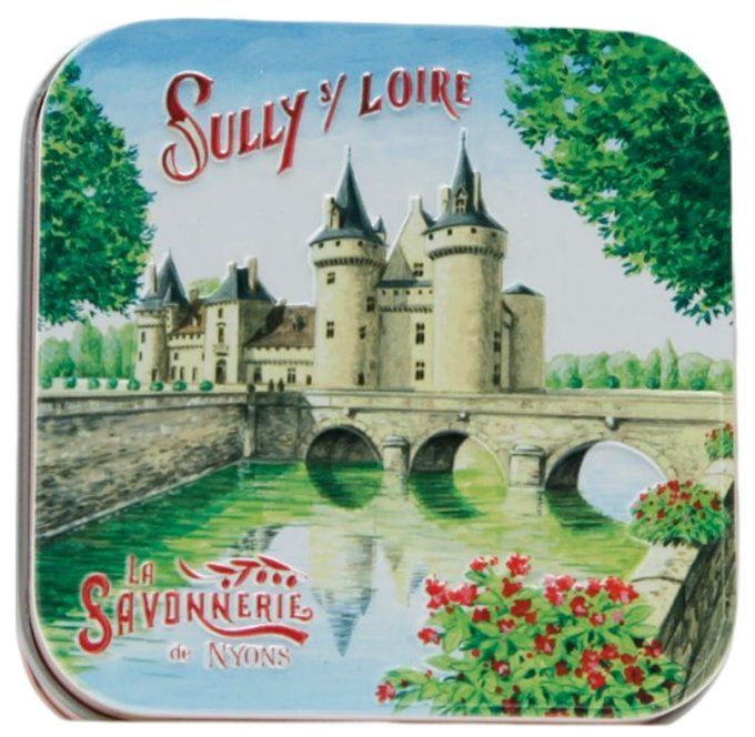 Savon 100g boîte métal Château de Sully sur Loire